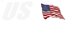 Us casino report logo featuring bold white lettering and a waving american flag US Casino Report logo featuring bold white lettering and a waving American flag - US Casino Report
